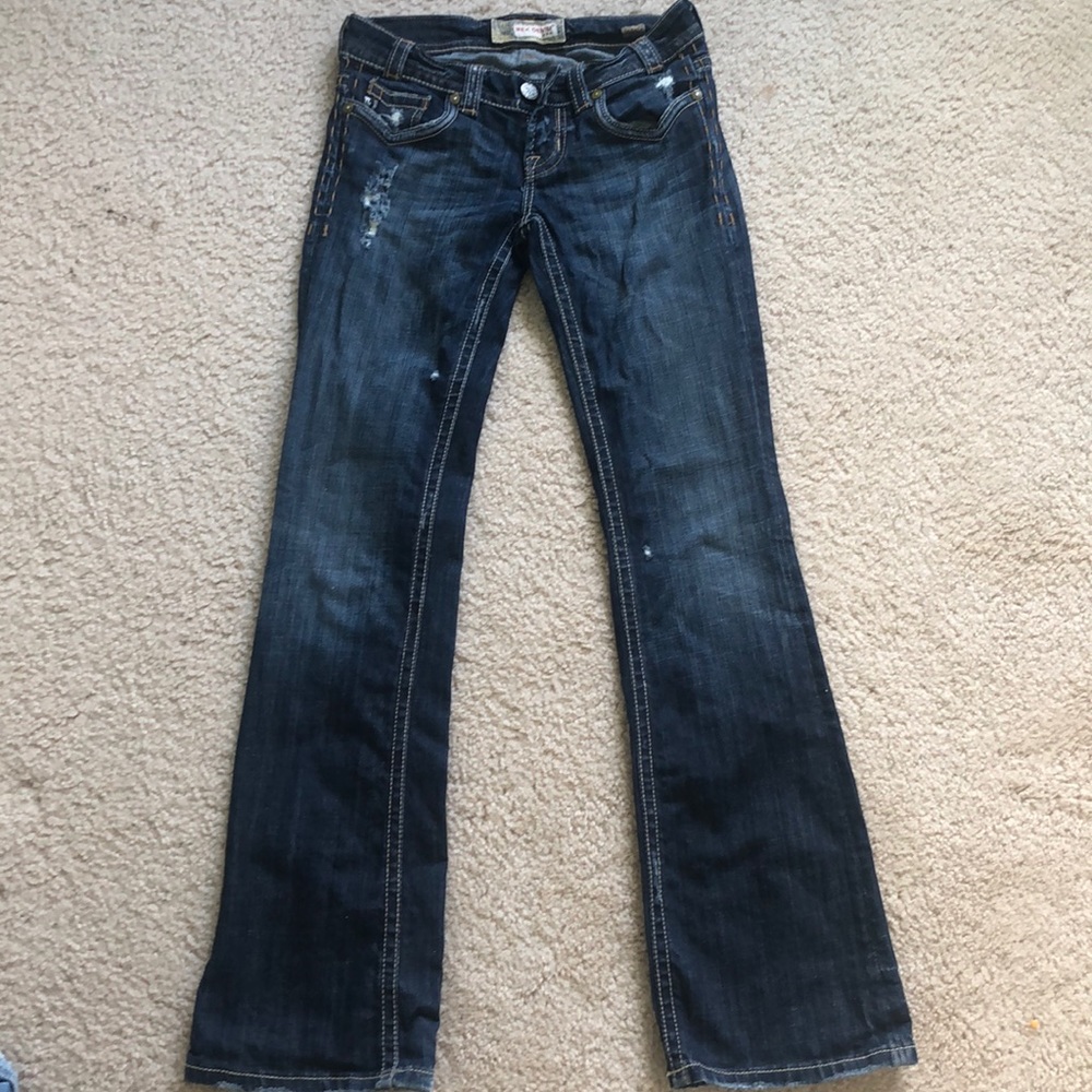 Mek denim dark wash jean